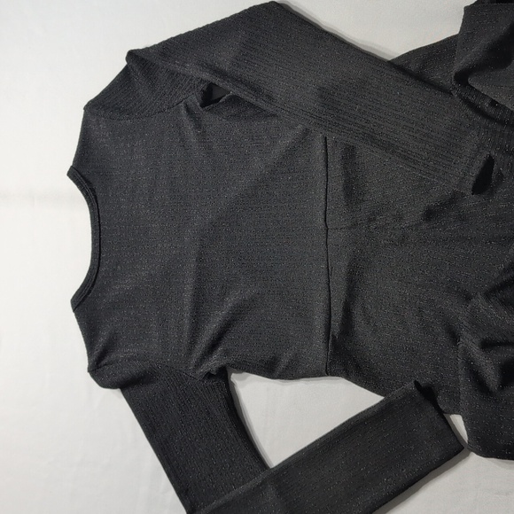 Elegant Black Long Jumpsuit Pants Size Small NWOT - Picture 3 of 6